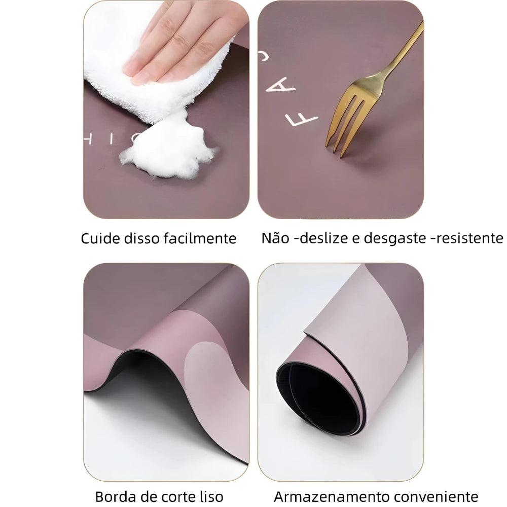 Tapete Absorvente Antiderrapante