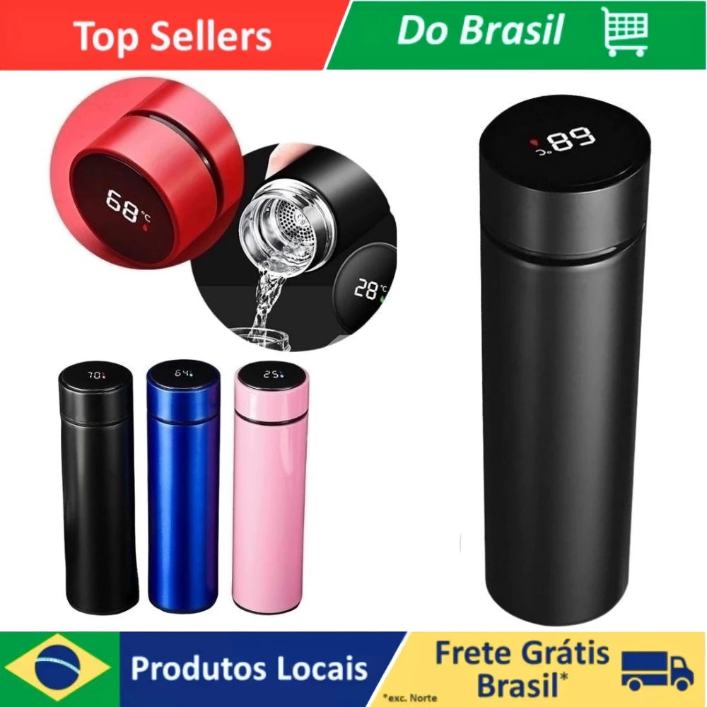 Garrafa Térmica Inteligente LED