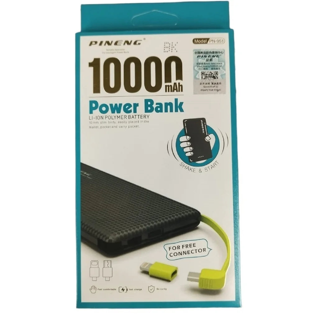 Carregador Portátil Pineng 10000mAh